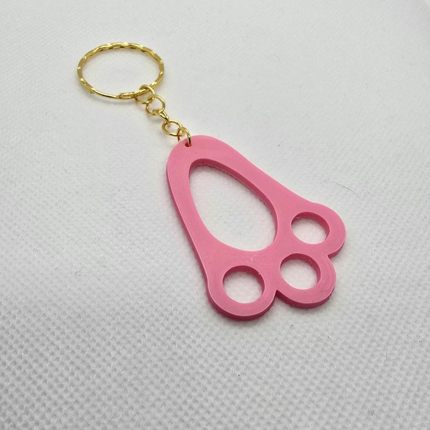 Adorable Bunny Paw Keychain