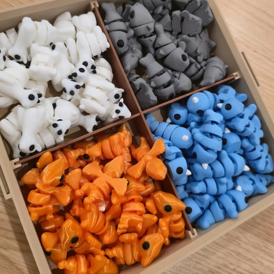 Articulated Mini Animals 3D Printed Fidget Toy Choose Your Animal or Random Pack