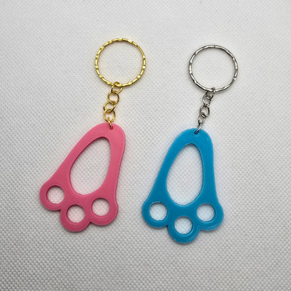 Adorable Bunny Paw Keychain