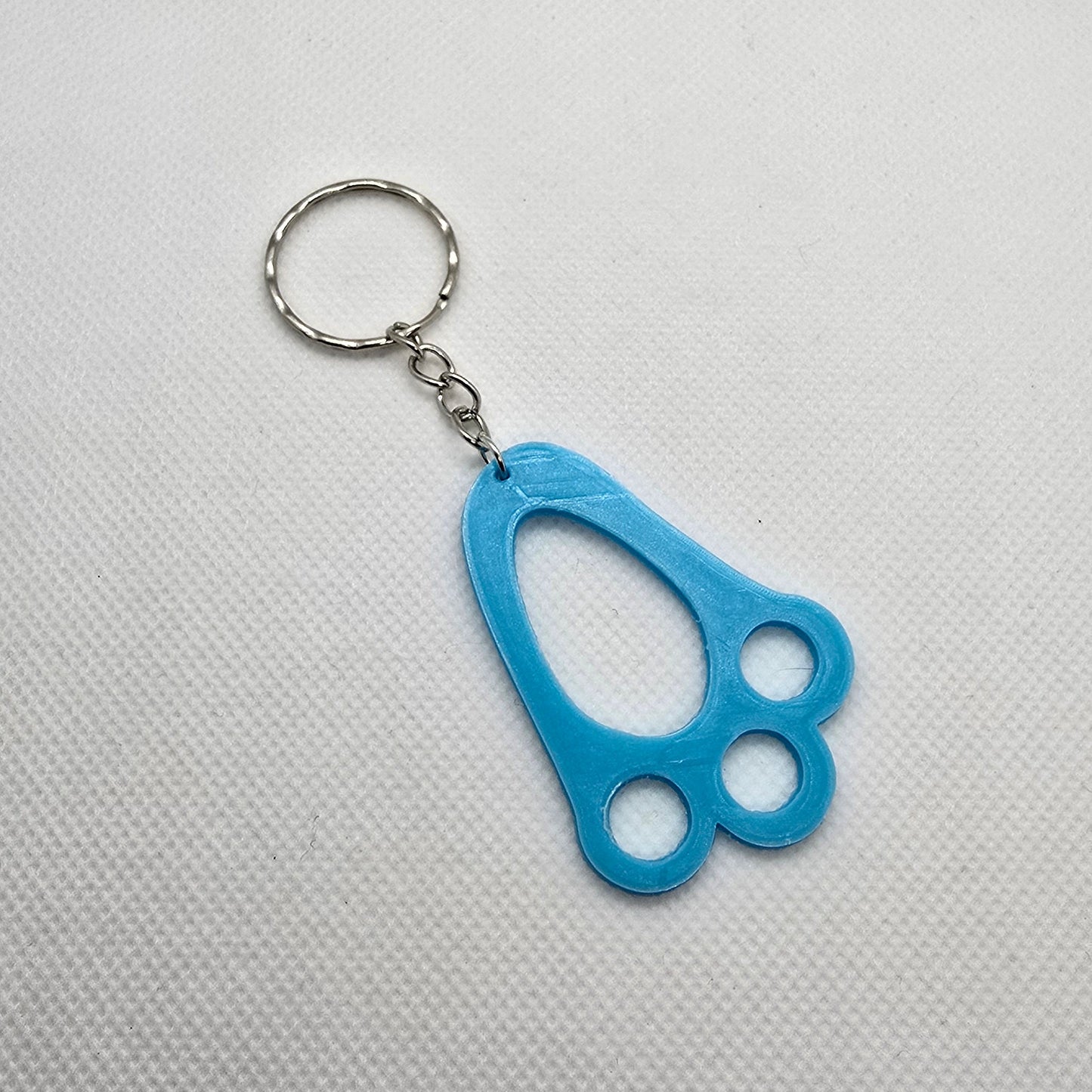 Adorable Bunny Paw Keychain