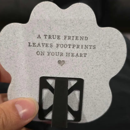 Custom Paw Print Photo Frame | Pet Memorial Gift