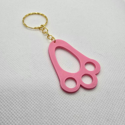 Adorable Bunny Paw Keychain