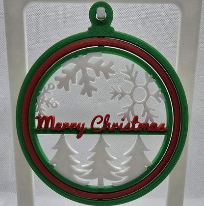 Christmas Spinner Ornament