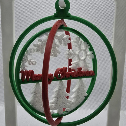 Christmas Spinner Ornament