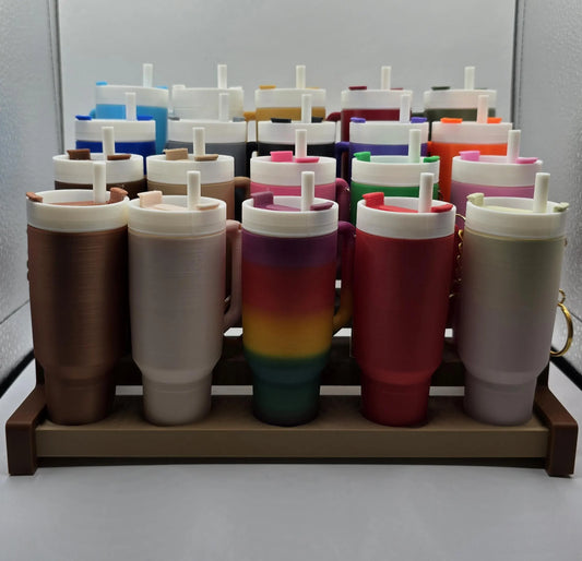 Large Stanley 3d printed tumbler Keychains (Twist-Off)