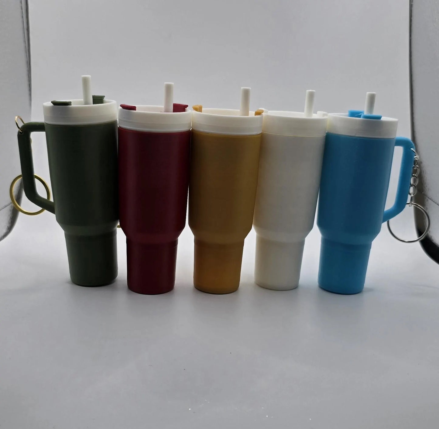 Large Stanley 3d printed tumbler Keychains (Twist-Off)