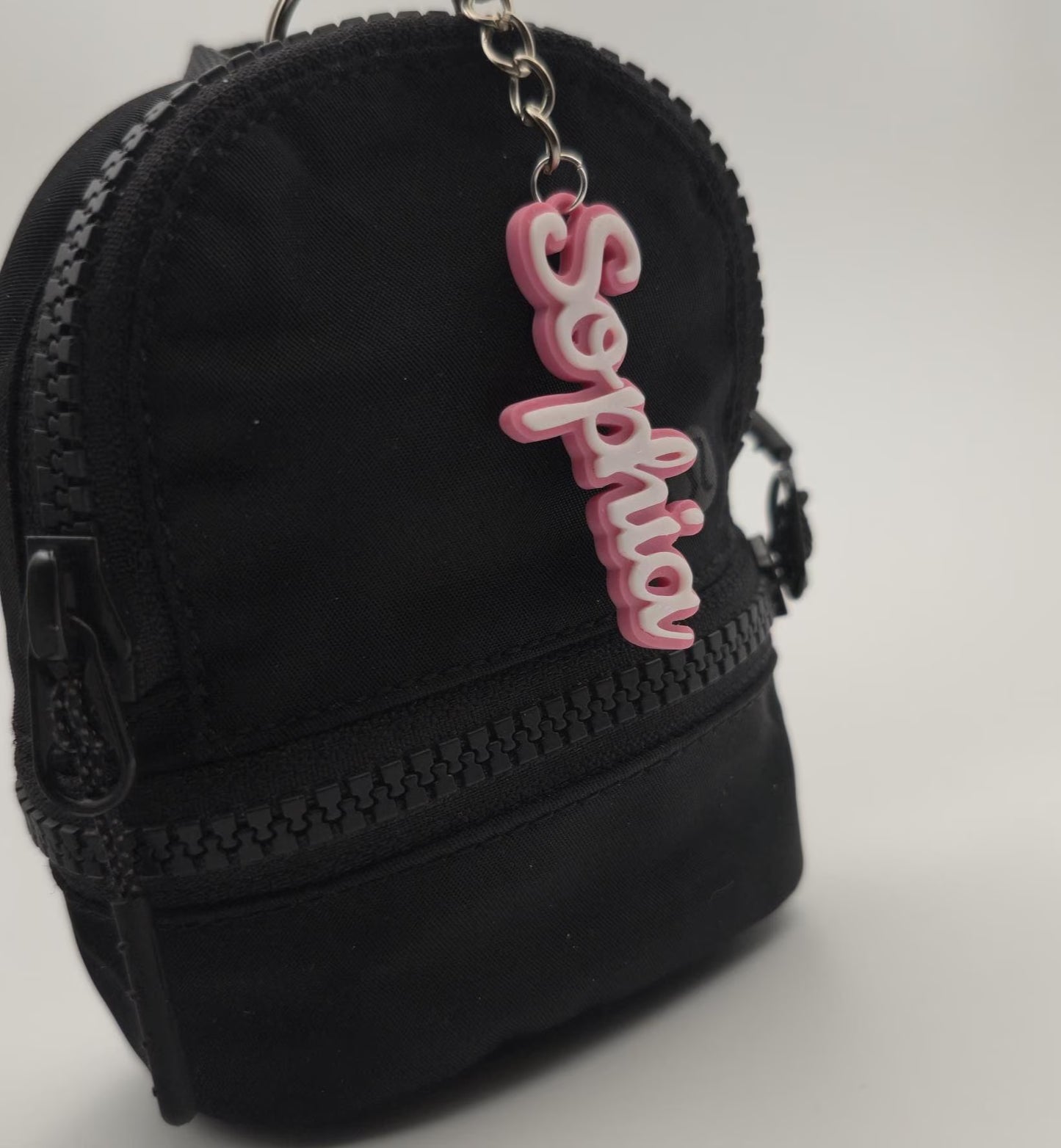 Personalized Name Keychain | Custom 3D Printed Name Keychain with Holographic Backing Uv Finish