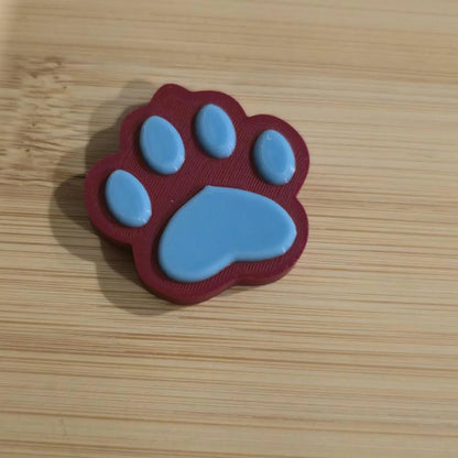 3D Printed Paw Print Magnet | Dog Paw Fridge Magnet | Pet Lover Gift | Dog Mom Gift | Animal Lover Decor
