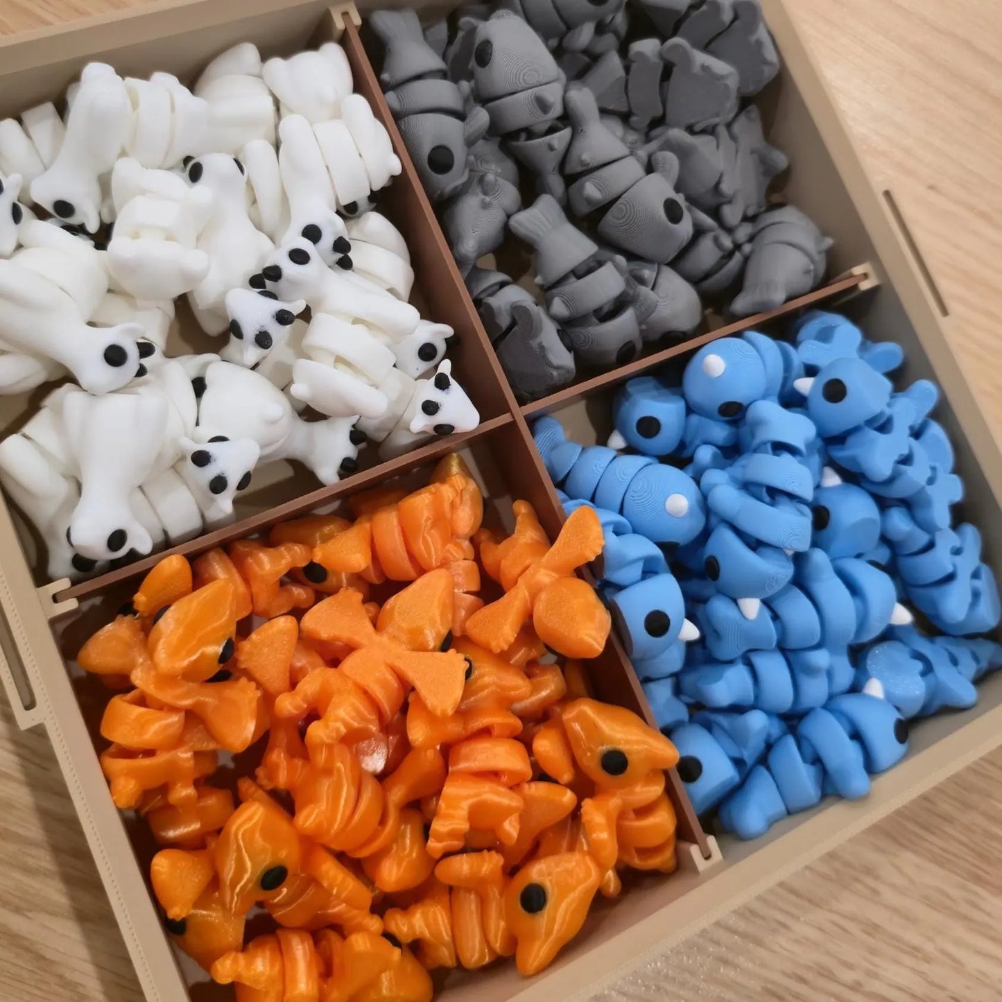 Articulated Mini Animals 3D Printed Fidget Toy Choose Your Animal or Random Pack