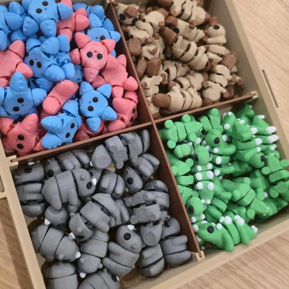 Articulated Mini Animals 3D Printed Fidget Toy Choose Your Animal or Random Pack